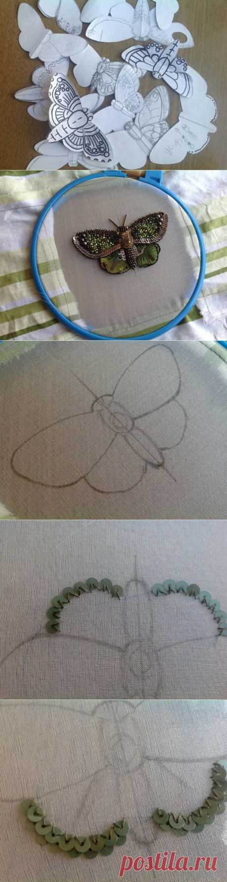 Вышиваем бисером элегантную бабочку. Часть первая - Ярмарка Мастеров - ручная работа, handmade