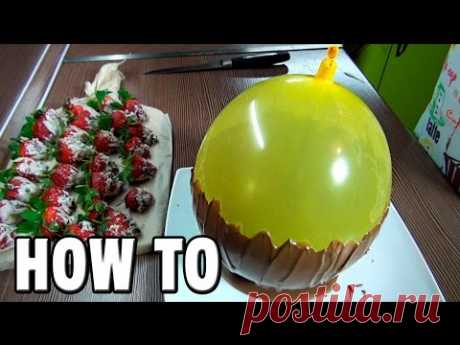 How To Make a Chocolate Bowl Using a Balloon