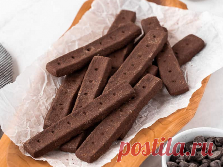 Печенье Шоколадные палочки из натурального шоколада - простой рецепт как приготовить