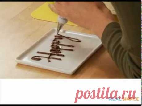 Real Simple How To: Write on a Cake Video