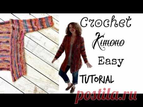 Easy Crochet Kimono/Cardigan