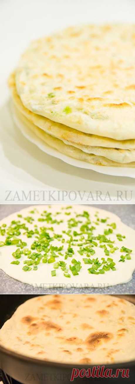 Постные лепешки с зеленым луком | Простые кулинарные рецепты с фотографиями