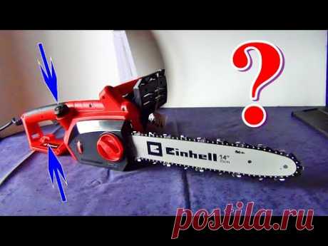 █ Электропила (Electric saw) ЦЕПНАЯ Einhell GH-EC 1835 / Есть ВОПРОСЫ, сборка и ТЕСТ