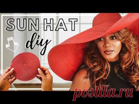 DIY Sun Hat | How to make a Sun Hat EASY | Sun hat for women | Beginners project