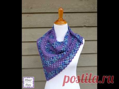 How To Crochet the Larkspur Shawlette, Episode 298