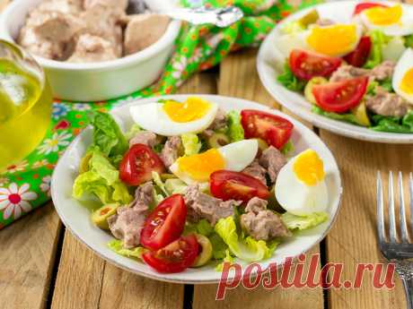 Салат с печенью трески и авокадо: пошаговый рецепт - Салаты и закуски - Smak