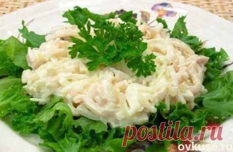 Салат из кальмаров с рисом - Простые рецепты Овкусе.ру