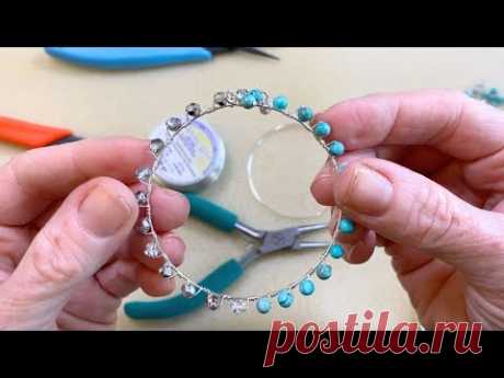 How to Wire Wrap Beads onto Memory Wire