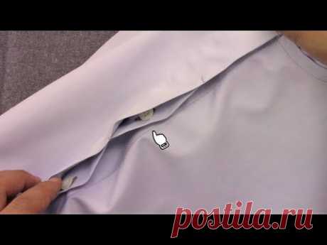 How to sew a Hidden Button Placket of a Shirt