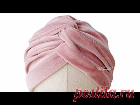 Twisted Turban Cap with Luxurious Fabric from Blankitten