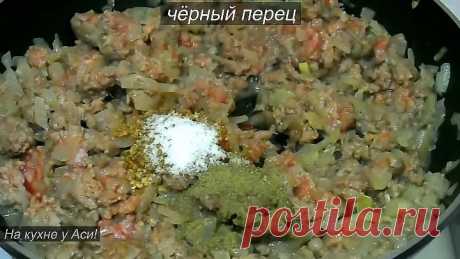 Пышные булочки с мясом