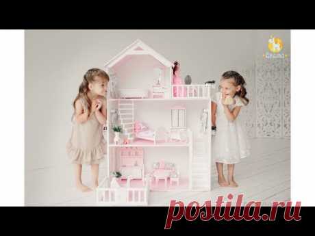 Кукольный домик, детская кухня, туалетный столик для девочки, паркинг, мебель для кукольного домика - YouTube