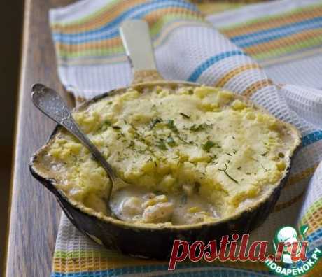Курица в луковом соусе с кукурузой и картофелем - кулинарный рецепт