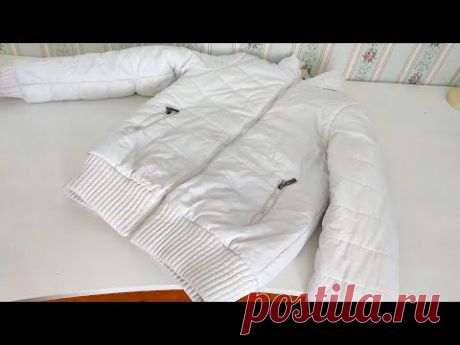 ПОТРЯСАЮЩАЯ ИДЕЯ ИЗ СТАРОЙ КУРТКИ // AWESOME IDEA FROM AN OLD JACKET