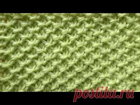Путанка Тунисское вязание Tunisian crochet pattern Узор 8