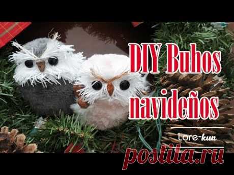 DIY Decoración de Búhos para Navidad