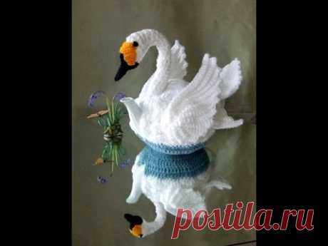 CISNE EN CROCHET parte#1 - YouTube