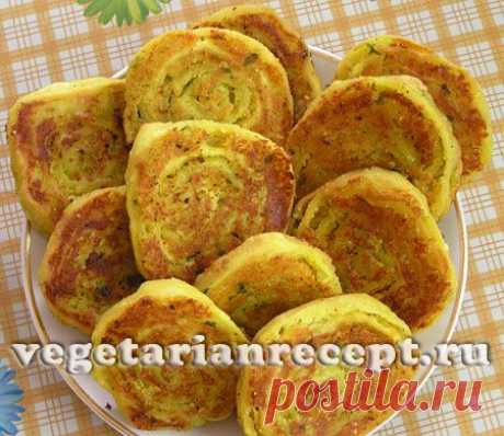 Картофельные рулеты алупатры - постное блюдо из индийской кухни | Вегетарианские рецепты &quot;Приготовим с любовью!&quot;