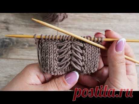 Отделочный узор спицами | Border knitting pattern