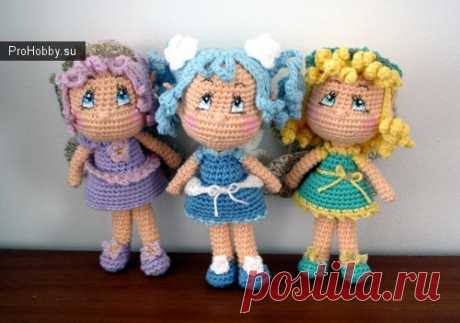 Куклы-феи крючком / Вязание игрушек / ProHobby.su | Вязание игрушек спицами и крючком для начинающих, мастер классы, схемы вязания