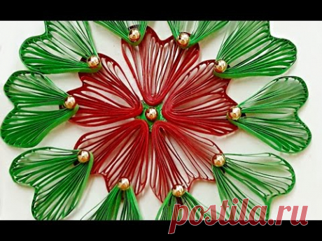 Beautiful DIY Paper Quilling Flower Wall Hanging | Home Decor Craft | StylEnrich
