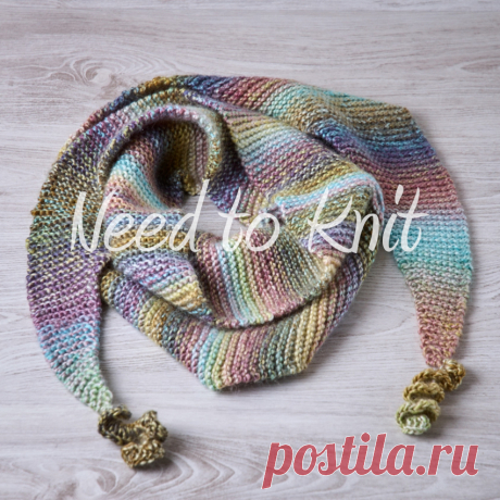Вязаный бактус - стильный и удобный аксессуар - Need to Knit