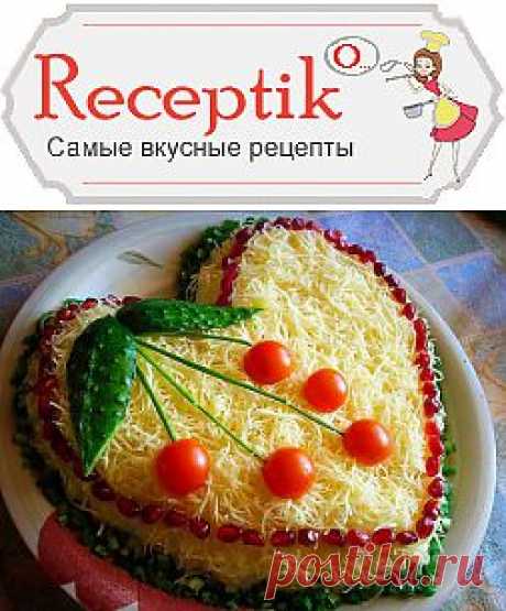 Салат куриный с сыром » Рецептико