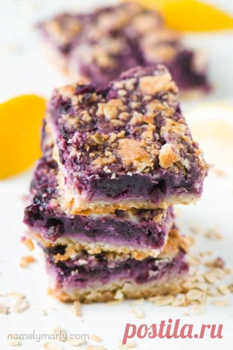 Blueberry Lemon Pie Bars