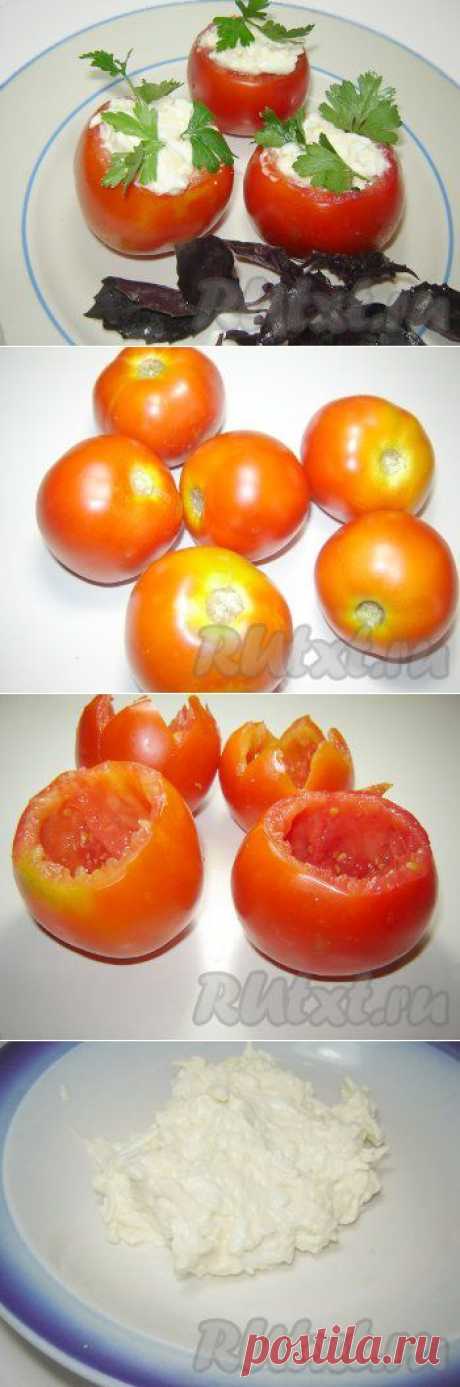 Фаршированные помидоры с сыром и чесноком (рецепт с фото) | RUtxt.ru