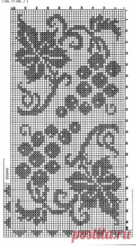 «Пин от пользователя Menna 3 на доске Filet Crochet Crochê, Cortinas de crochê и Crochê filé» — карточка пользователя Людмила Карапыш в Яндекс.Коллекциях