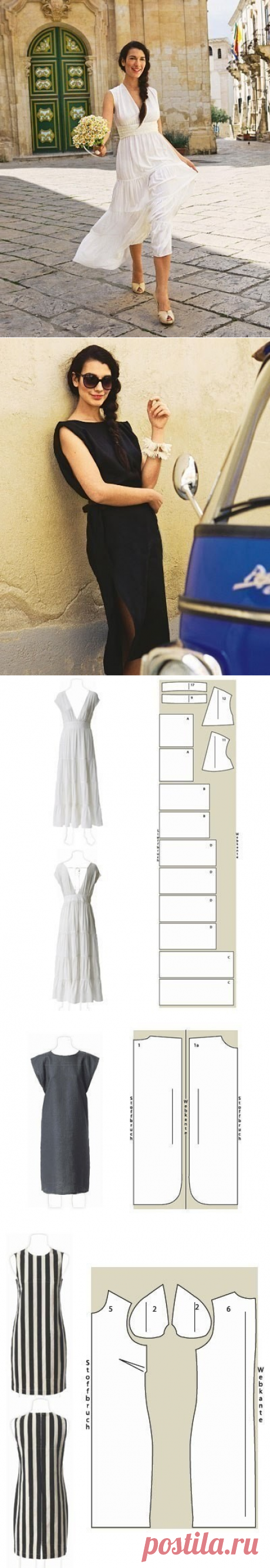 Простые выкройки платьев