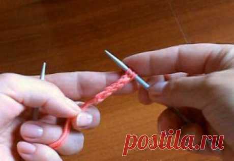 Вязание шнурка на спицах