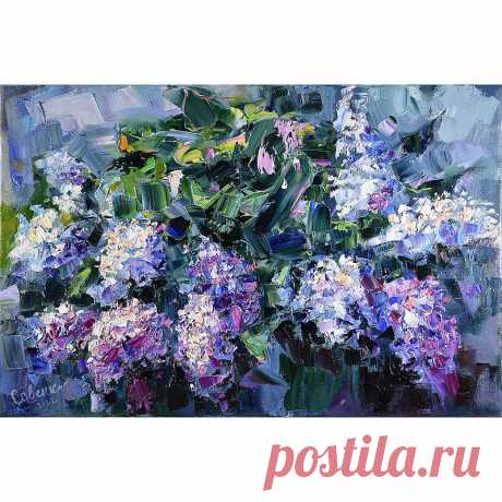 Lilac Painting Flower Original Art Floral Oil Canvas Artwork 油畫原作 Impressionism - Shop ArtDivyaGallery Posters - Pinkoi Lilac Painting Flower Original Art Floral Oil Canvas Artwork 油畫原作 Impressionism Impasto Art by Natalya Savenkova 40 x 60 cm (16 x 24 inches) Medium: canvas, oil. Style: Modern, Impressionist, realism. The painting is covered with a protective layer of professional varnish. It is painted on a stretched canvas with professional paints. Unframed.