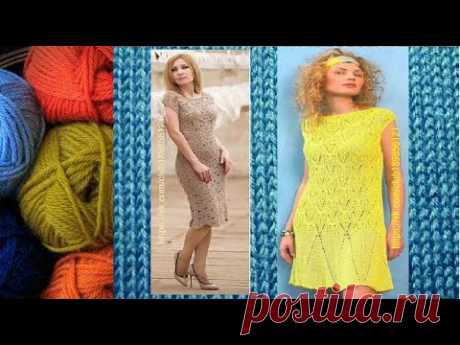 Patterns for Summer dresses with knitting needles and crochet #Shorts