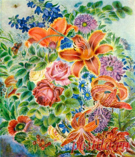 Цветочное царство Екатерины Белокур (1900-1961)
