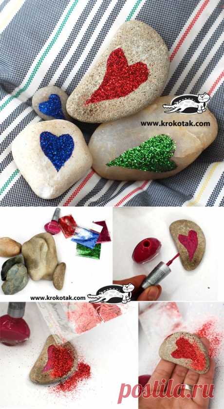 Pebbles in different colours | krokotak
