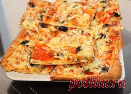 Экспресс-пицца — рецепт с пошаговыми фото. Foodclub.ru