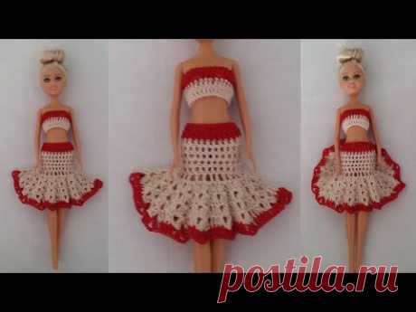 FALDA PARA MUNECAS A CROCHET