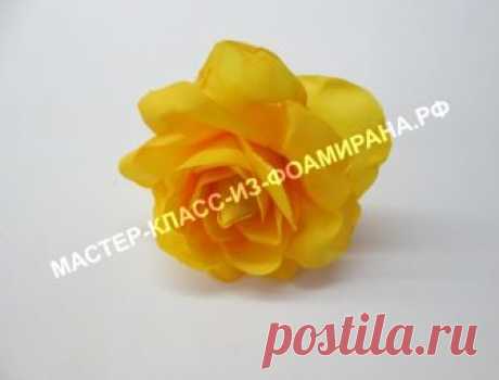 Мраморная роза из зефирного фоамирана: мастер-класс, пошаговые фото | Мастер-класс из фоамирана