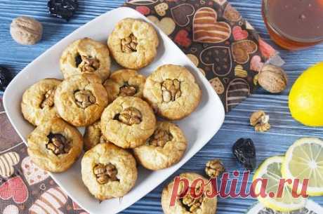 Печенье с грецкими орехами – 10 лучших рецептов (с фото)