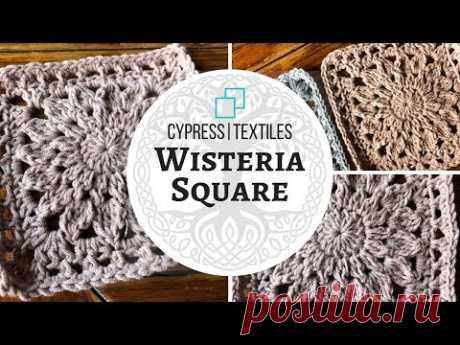 Wisteria Square - VVCAL 2018 Reboot Week 14 Crochet Motif