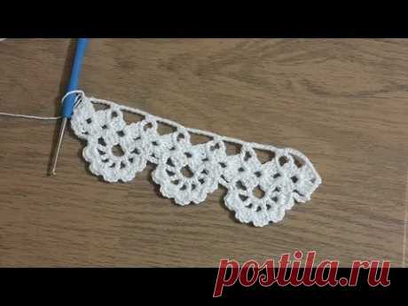 Tığişi Örgü Havlu Kenarı Yapımı &  Crochet