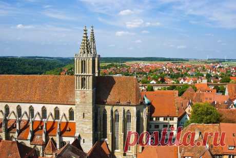 Rothenburg. Сказка о цветочном городе с красными крышами