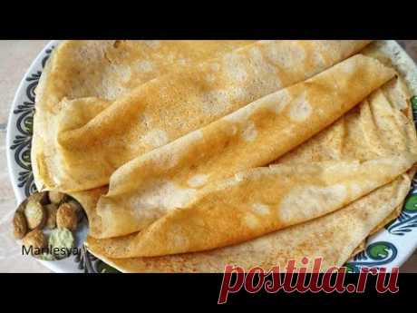 БЛИНЧИКИ ИЗ ЦЕЛЬНОЗЕРНОВОЙ МУКИ/Whole-wheat Crepes