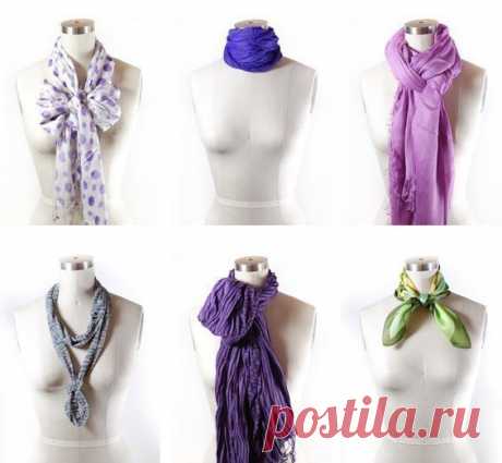 Как завязать шарф 33 способами / Вязание как искусство!