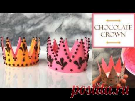 How to Make a Chocolate Crown | 2 methods Using Candy Melts