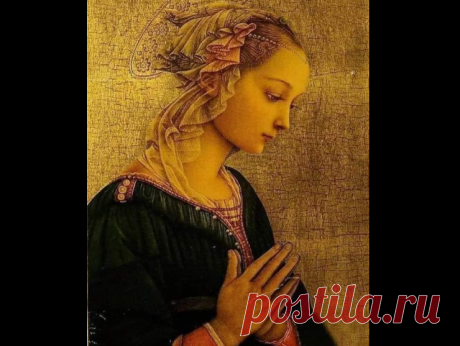 История «Мадонны», художника Филиппо Липпи (1406-1469, Флоренция)