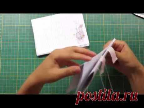 Видео мастер-класс: Блокнот с нуля - Ярмарка Мастеров - ручная работа, handmade