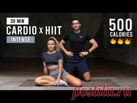 30 MIN FULL BODY CARDIO HIIT Workout (Intense, No Equipment)