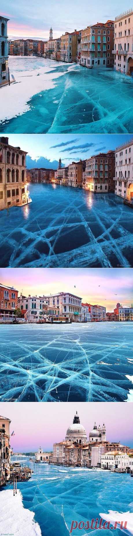 Венеция, скованная льдом, в работах Роберта Янса (5 фото)
